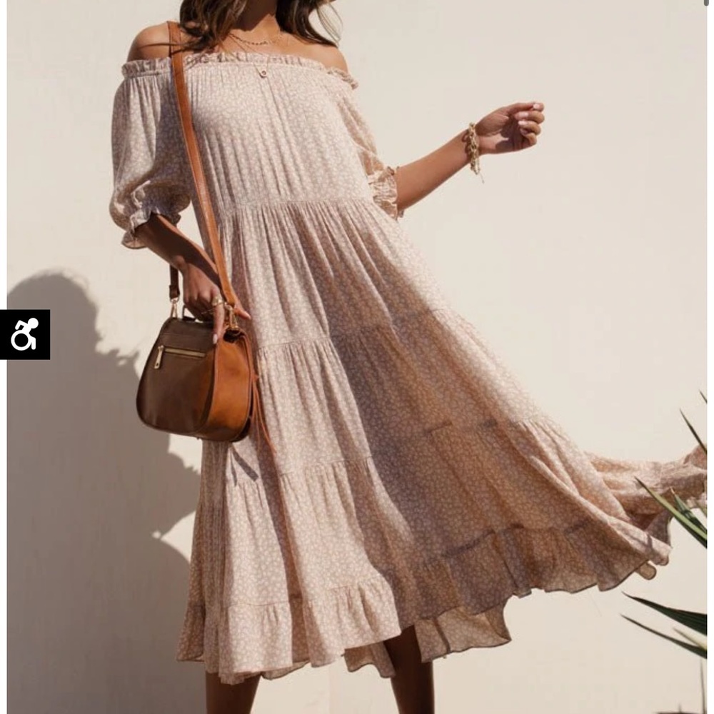 BÖHME ROBYNE MIDI FLORAL DRESS